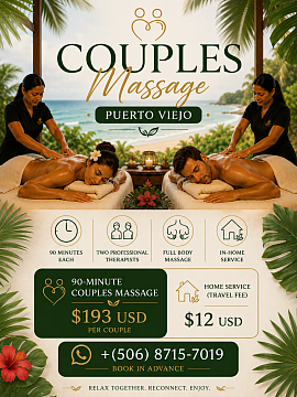 📅Book your appointment via WhatsApp at +506 8715-7019  Facebook:  https://www.facebook.com/share/17BrChqtYy/?mibextid=wwXIfr  Instagram: https://www.instagram.com/massage_by_marjorie?igsh=MXNndnc4b2N6ZXhodw%3D%3D&utm_source=qr  #puertoviejo #costarica #puravida #caribe #puertoviejolimon #travel #caribbean #beach #cahuita #puntauva #limon #costaricapuravida #caribesur #puertoviejocostarica #costaricacool #manzanillo #thisiscostarica