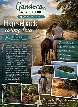 Horseback Riding Tour ₡65.000 colones per person